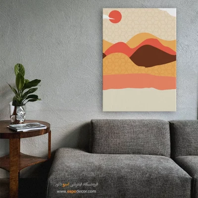 خرید تابلو مینیمال برای پذیرایی