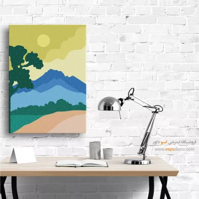 تابلو مینیمال برای پذیرایی با طراحی نو