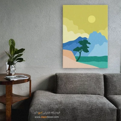 تابلو مینیمال در طراحی داخلی 2025