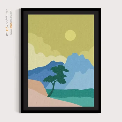 تابلو مینیمال در طراحی داخلی 2025 - سرگرمی در حال پیشرفت – تابلو مینیمال آرت - اسپو دکور