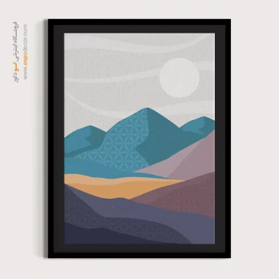 خرید تابلو دیواری مینیمال برای دفتر کار - توازن – تابلو مینیمال آرت - اسپو دکور