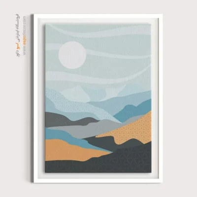 تابلو مینیمال چاپی با طراحی نو - هارمونی شکل – تابلو مینیمال آرت - اسپو دکور