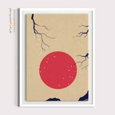 تابلو مینیمال ساده 2025 - هندسه محض – تابلو مینیمال آرت - اسپو دکور