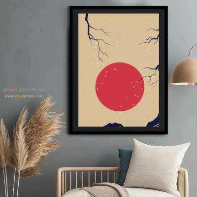 تابلو مینیمال ساده 2025 - هندسه محض – تابلو مینیمال آرت - اسپو دکور