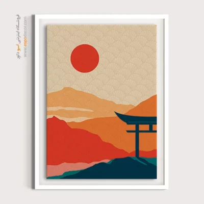 تابلو مینیمال چاپی جدید - طرح بندی – تابلو مینیمال آرت - اسپو دکور