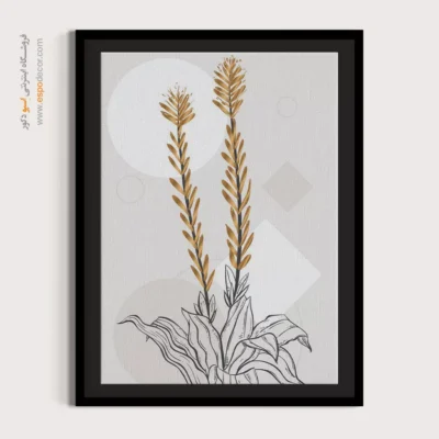 تابلو مینیمال بدون قاب جدید - خطوط پررنگ – تابلو مینیمال آرت - اسپو دکور