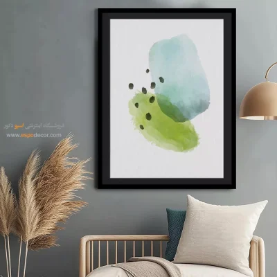 تابلو مینیمال فلزی برای دکور - زمزمه زیبایی – تابلو مینیمال آرت - اسپو دکور