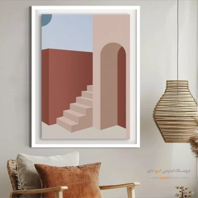 ست تابلو مینیمال برای دیوار با قاب - هنر خاموش – تابلو مینیمال آرت - اسپو دکور