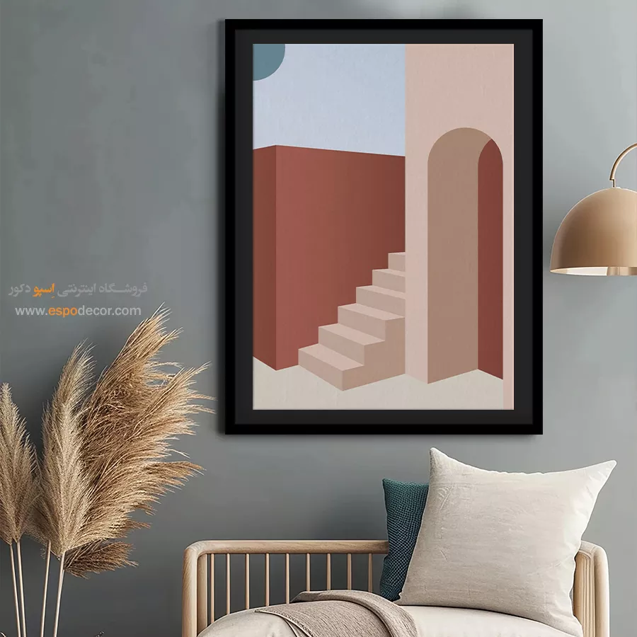 ست تابلو مینیمال برای دیوار با قاب - هنر خاموش – تابلو مینیمال آرت - اسپو دکور