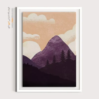 تابلو مینیمال با طراحی ساده 2025 - جوهر انتزاع – تابلو مینیمال آرت - اسپو دکور