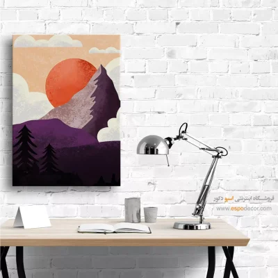 تابلو مینیمال اتاق خواب