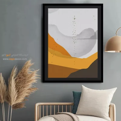 تابلو مینیمال ساده خاص - محیط زنده – تابلو مینیمال آرت - اسپو دکور