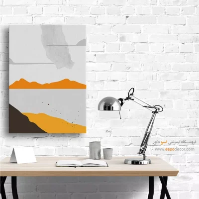 چیدمان تابلو مینیمال با قاب