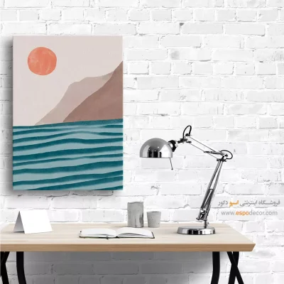 تابلو مینیمال خاکستری برای دکور