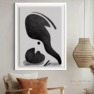 خرید تابلو بوم مینیمال برای دکور - تعادل هماهنگ – تابلو مینیمال آرت - اسپو دکور