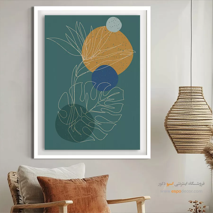 تابلو مینیمال کوچک - ترتیب وحدت – تابلو مینیمال آرت - اسپو دکور