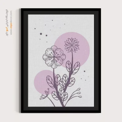 تابلو مینیمال برای اتاق نشیمن 2025 - ترکیب نظم – تابلو مینیمال آرت - اسپو دکور