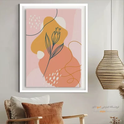 تابلو مینیمال هنری زیبا - تصویرسازی غریب – تابلو مینیمال آرت - اسپو دکور