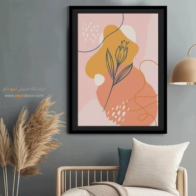 تابلو مینیمال هنری زیبا - تصویرسازی غریب – تابلو مینیمال آرت - اسپو دکور