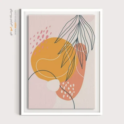 تابلو مینیمالیستی - زمزمه های آرام – تابلو مینیمال آرت - اسپو دکور