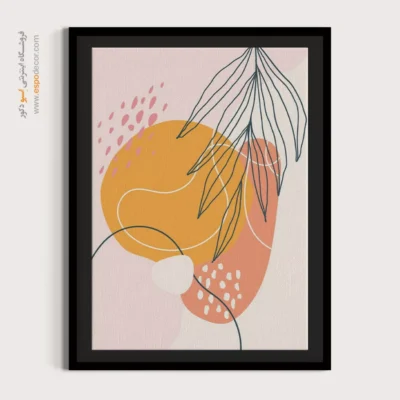 تابلو مینیمالیستی - زمزمه های آرام – تابلو مینیمال آرت - اسپو دکور