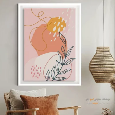 تابلو بوم مینیمال زیبا - ملودی های مینیمالیستی – تابلو مینیمال آرت - اسپو دکور