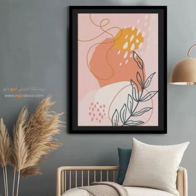 تابلو بوم مینیمال زیبا - ملودی های مینیمالیستی – تابلو مینیمال آرت - اسپو دکور