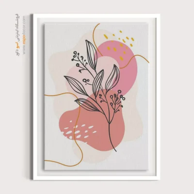 تابلو مینیمال در طراحی داخلی زیبا - الهامات  – تابلو مینیمال آرت - اسپو دکور