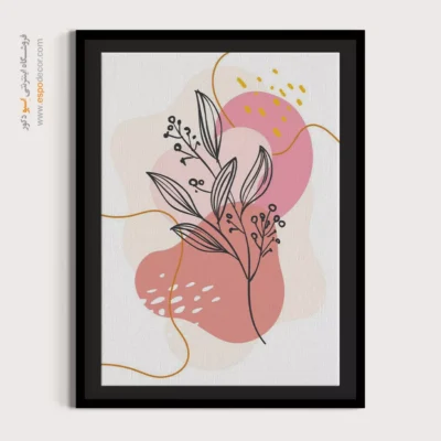 تابلو مینیمال در طراحی داخلی زیبا - الهامات  – تابلو مینیمال آرت - اسپو دکور
