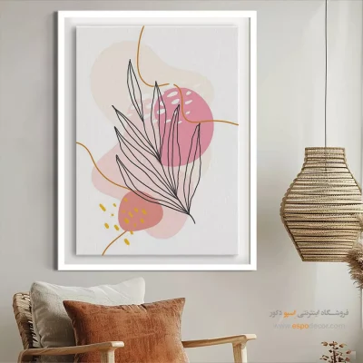 تابلو مینیمال انتزاعی زیبا - پیکربندی چیدمان – تابلو مینیمال آرت - اسپو دکور