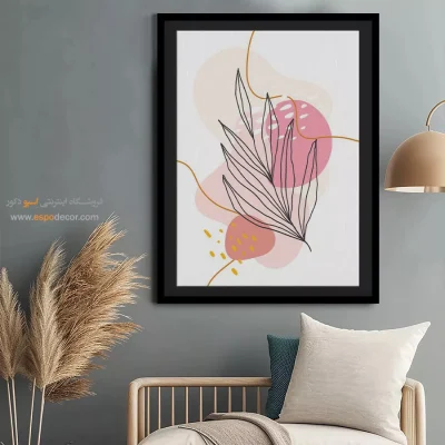 تابلو مینیمال انتزاعی زیبا - پیکربندی چیدمان – تابلو مینیمال آرت - اسپو دکور