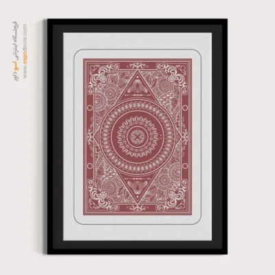 نصب تابلو مینیمال در خانه برای دکور - بازتاب های رنگین کمانی – تابلو مینیمال آرت - اسپو دکور