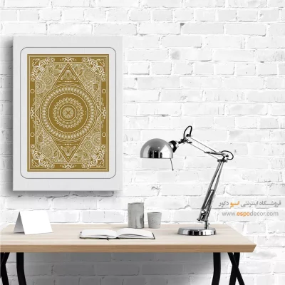 نصب تابلو مینیمال در خانه با قاب