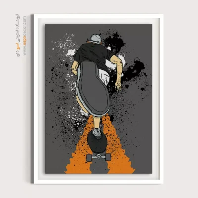 تابلو مینیمال خاکستری 2025 - هارمونی در فرم ها – تابلو مینیمال آرت - اسپو دکور