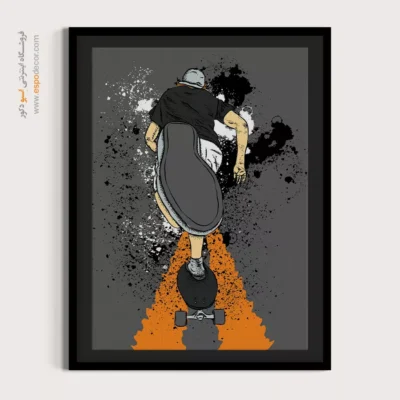 تابلو مینیمال خاکستری 2025 - هارمونی در فرم ها – تابلو مینیمال آرت - اسپو دکور