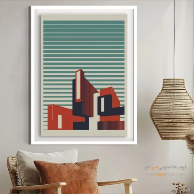 خرید اینترنتی تابلو مینیمال برای دکور - ترکیبات غریب – تابلو مینیمال آرت - اسپو دکور