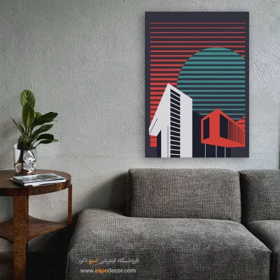 تابلو مینیمال ساده با قاب