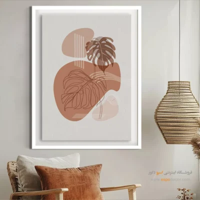 تابلو مینیمال مدرن جدید - الگوهای آرام – تابلو مینیمال آرت - اسپو دکور