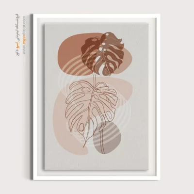 تابلو مینیمال طرح چهره با طراحی نو - بافت های هنری – تابلو مینیمال آرت - اسپو دکور