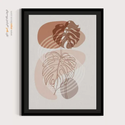 تابلو مینیمال طرح چهره با طراحی نو - بافت های هنری – تابلو مینیمال آرت - اسپو دکور