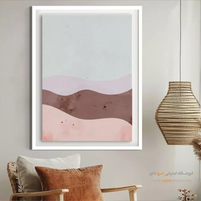 خرید تابلو مینیمال جدید - زمزمه زیبایی شناسی – تابلو مینیمال آرت - اسپو دکور
