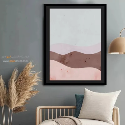 خرید تابلو مینیمال جدید - زمزمه زیبایی شناسی – تابلو مینیمال آرت - اسپو دکور
