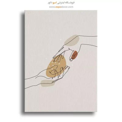 تابلو مینیمال با طراحی ساده