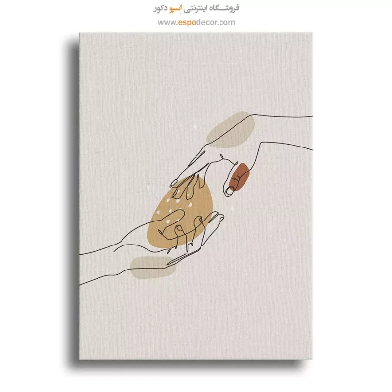 تابلو مینیمال با طراحی ساده