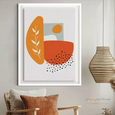 خرید اینترنتی تابلو مینیمال 2025 - انرژی خلاق – تابلو مینیمال آرت - اسپو دکور