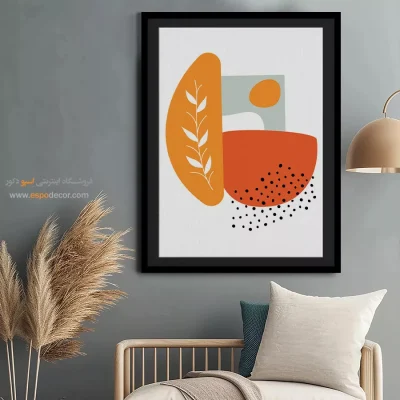 خرید اینترنتی تابلو مینیمال 2025 - انرژی خلاق – تابلو مینیمال آرت - اسپو دکور