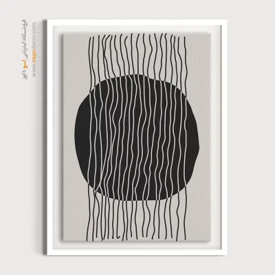 تابلو مینیمال مدرن با قاب - آسمان درخشان – تابلو مینیمال آرت - اسپو دکور