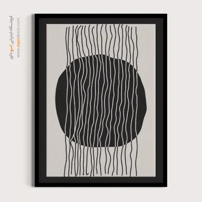 تابلو مینیمال مدرن با قاب - آسمان درخشان – تابلو مینیمال آرت - اسپو دکور