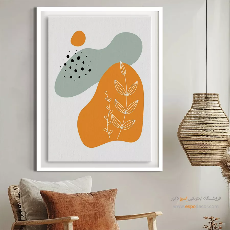 تابلو خطی مینیمال خاص - خطوط اساسی – تابلو مینیمال آرت - اسپو دکور