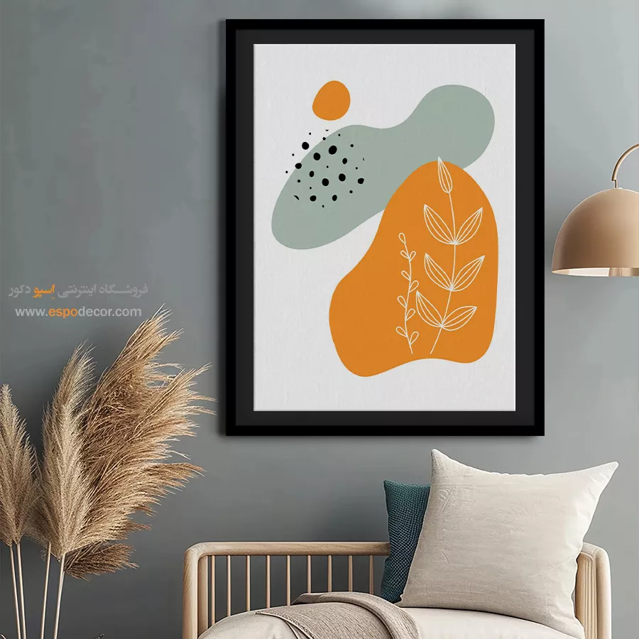 تابلو خطی مینیمال خاص - خطوط اساسی – تابلو مینیمال آرت - اسپو دکور